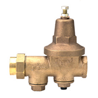 Zurn Wilkins 2-600XLHR 2 600XL Pressure Reducing Valve With A Spring Range From 75 Psi To 125 Psi Factory Set At 85 Psi