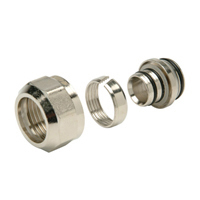 QHPAPMMC2 - QUIKZONE and ACCUFLOW Brass Manifold Connector Nut - 3/8
