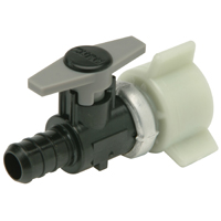 QPBV2X - QUIKPORT CR POLYMER BALL VALVE - 3/8