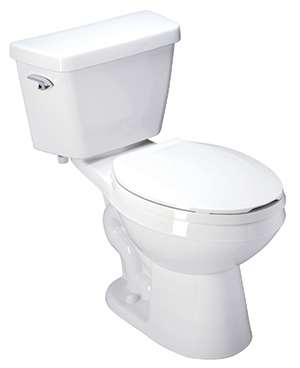 Eco Vantage 2-Piece 1.28 GPF Single Flush Elongated Pressure Assist Toilet in White