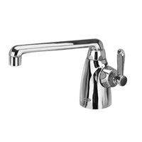 Zurn AquaSpec Single Lab Faucet with Cast Iron Spout and Lever Handle in Chrome