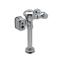 Exposed Hardwired Automatic Integral Sensor Flush Valve for High Efficiency Water Closets