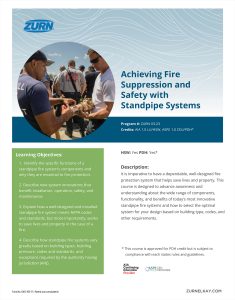 Achieving Fire Suppression and Safety with Standpipe Systems