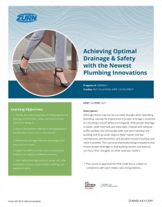 Achieving Optimal Drainage & Safety With the Newest Plumbing Innovations