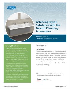 Achieving Style & Substance with the Newest Plumbing Innovations