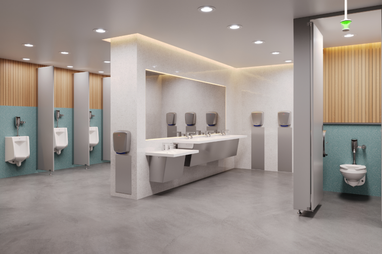Salle de toilettes commerciale