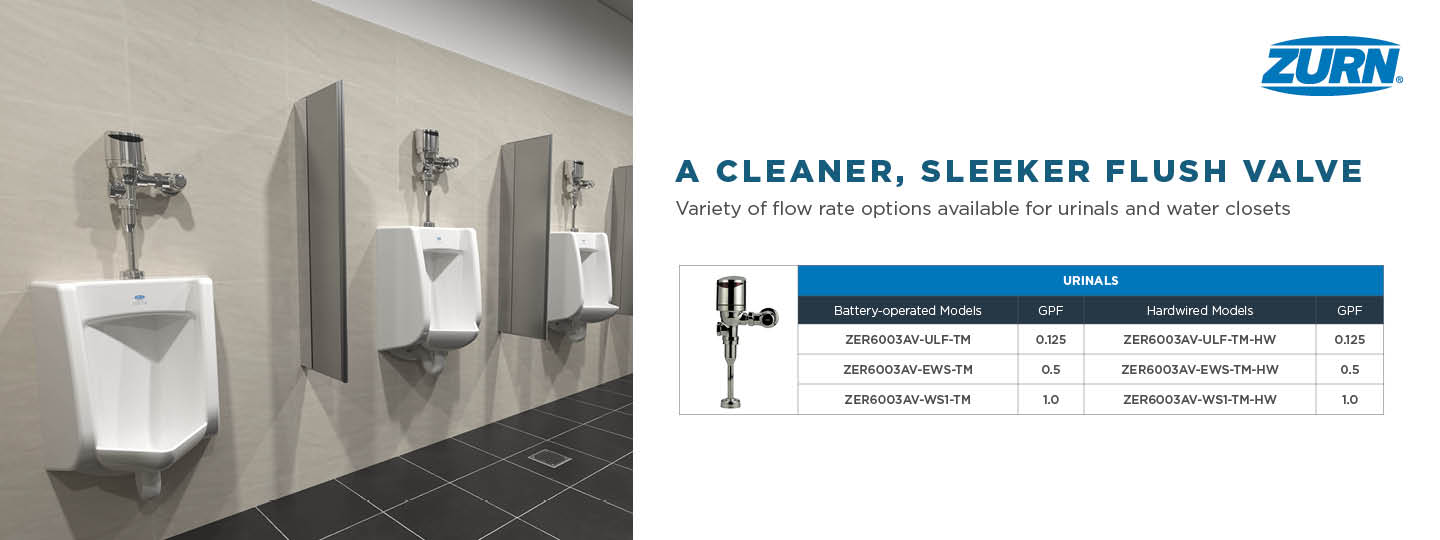 Urinal Sensor Flush Valve Retrofit Kit, Ceramic Gears, Battery